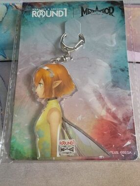 Round1 x Metaphor Fantasy Keychain Charm — Yellow/Orange Character